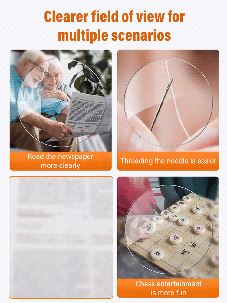 Ultra-light folding presbyopia glasses