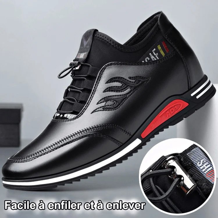 Men's casual and comfortable shoes with elevated height inside