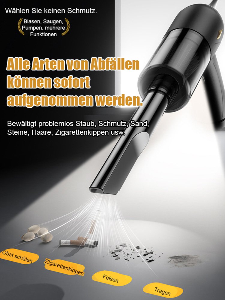 Doppelter elektrischer Staubsauger mit Licht und Gebläse