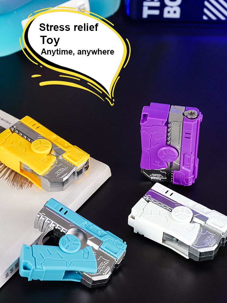 [Cool and stress-relieving] Fidget spinner foldable inflatable lighter