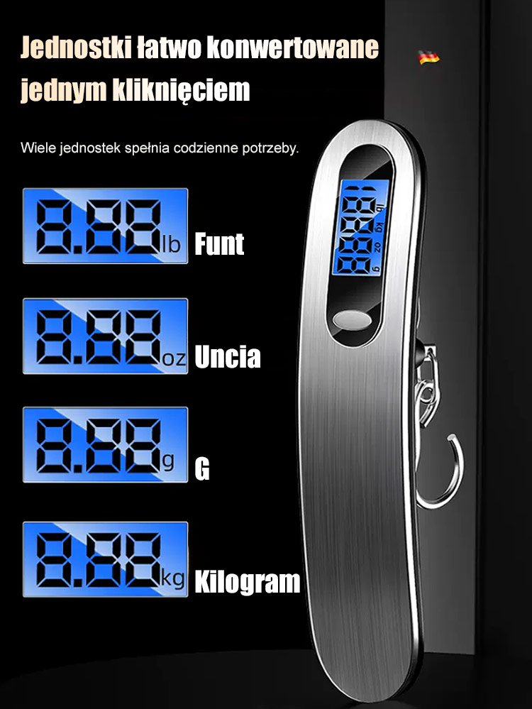 Podróż niezbędnik przenośna elektroniczna waga bagażowa ze stali nierdzewnej