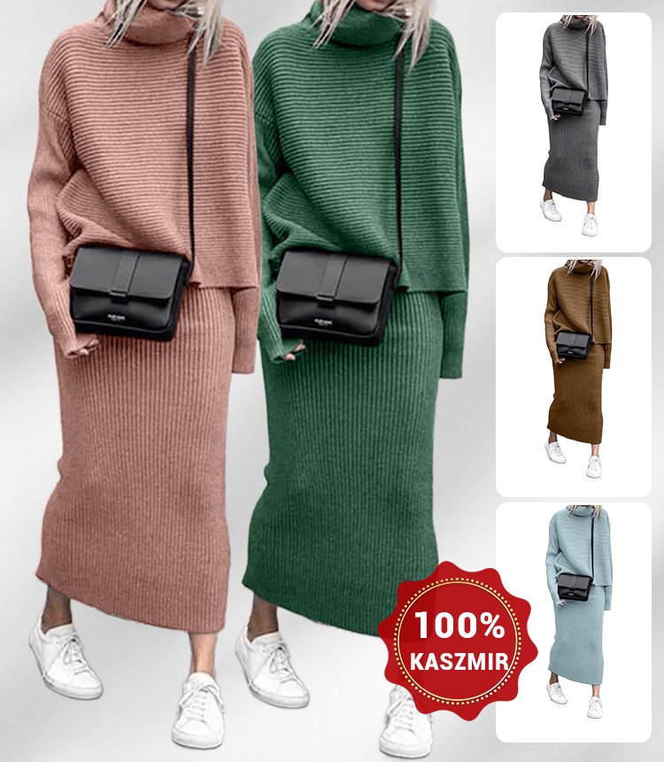 Neuer Stil lässig lose Mode langen Rock zweiteiligen Satz