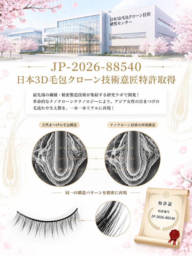 【2026年大人気！】3D立体ボリュームつけまつげ