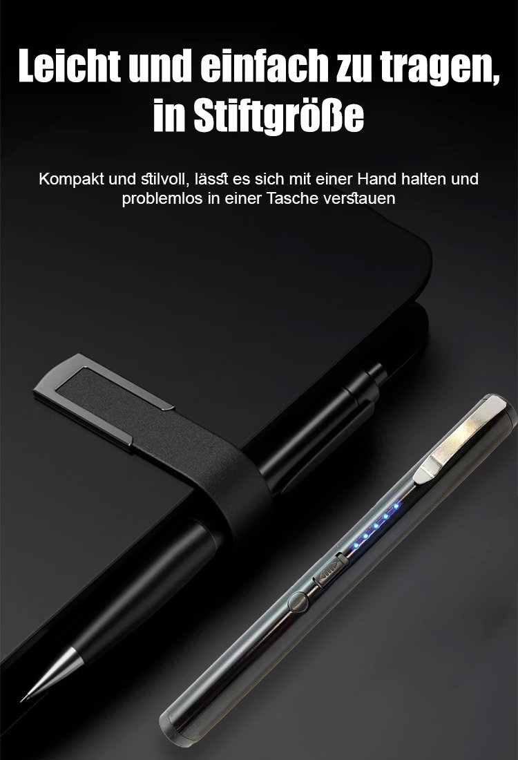 Deutsche Sicherheitsfirma Kugelschreiber-Taschenlampe