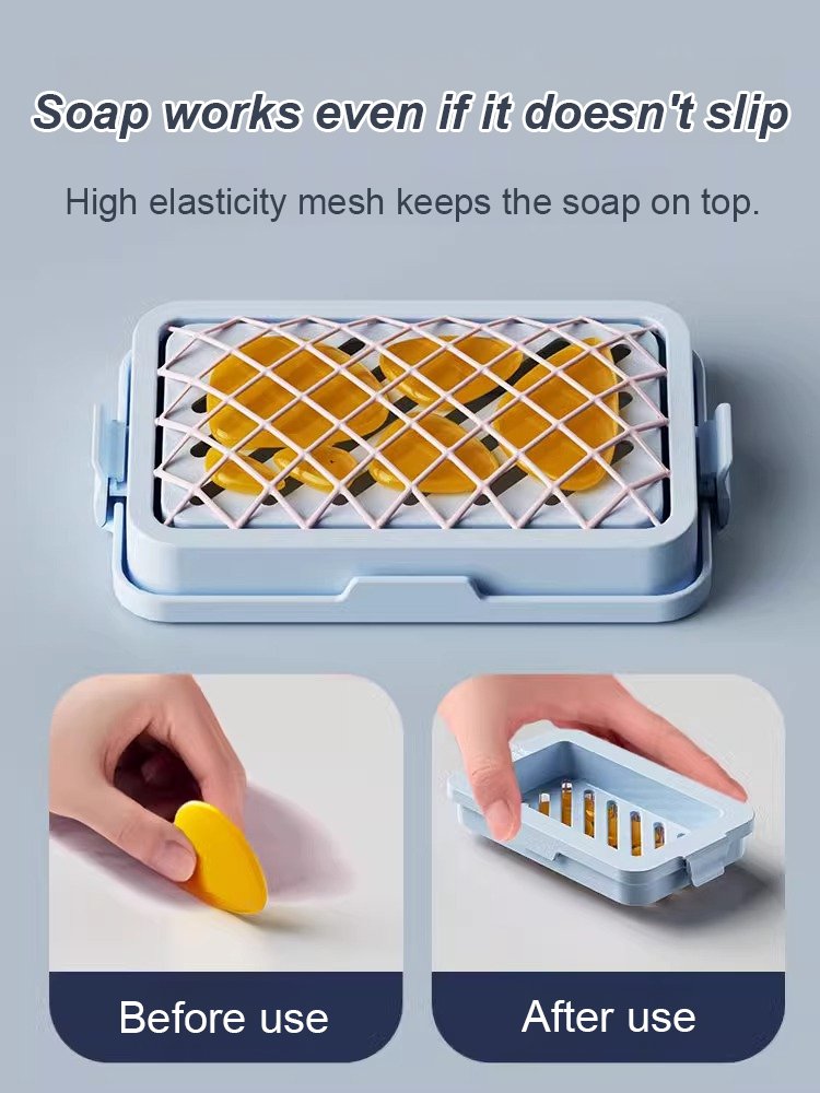 High elastic mesh soap box