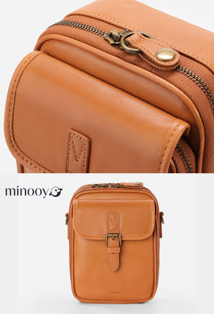 Ρετρό τσάντα αγγελιοφόρου διπλής στρώσηςμεγάλης χωρητικότητας