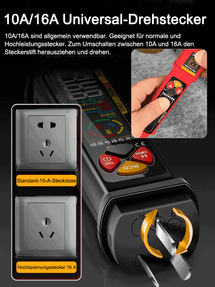 Intelligenter Spannungsprüfstift