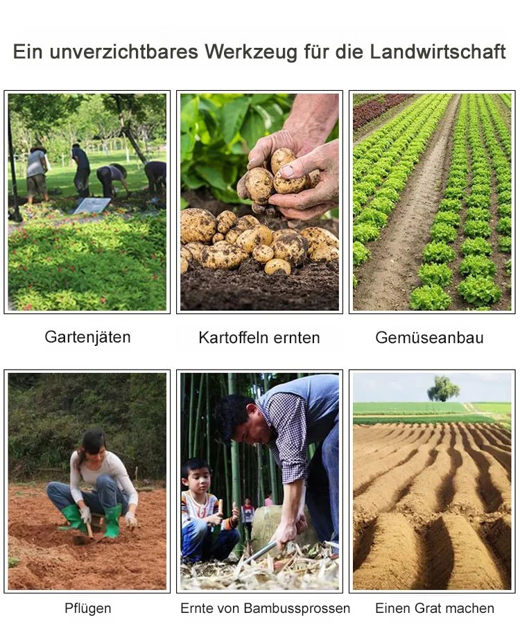 3-in-1-Sichelschaufeln aus Manganstahl für die Landwirtschaft