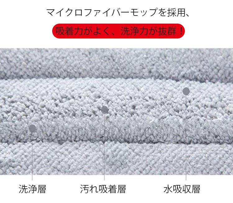 取り外し可能なモップヘッドの画像