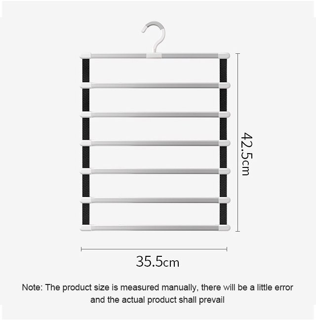 Multi-functional hanger for pants, jeans, and slacks