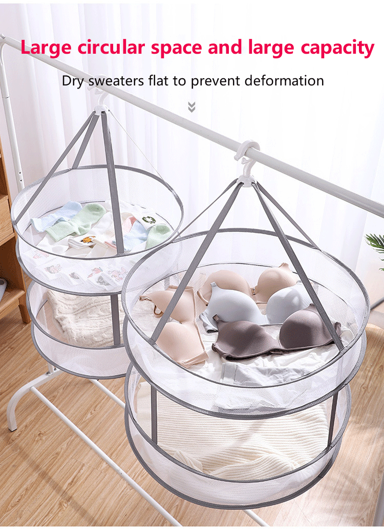 Easy-to-use drying rack for clothes