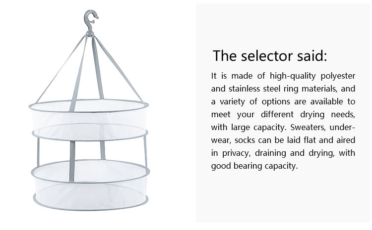 Sweater drying rack with double layers