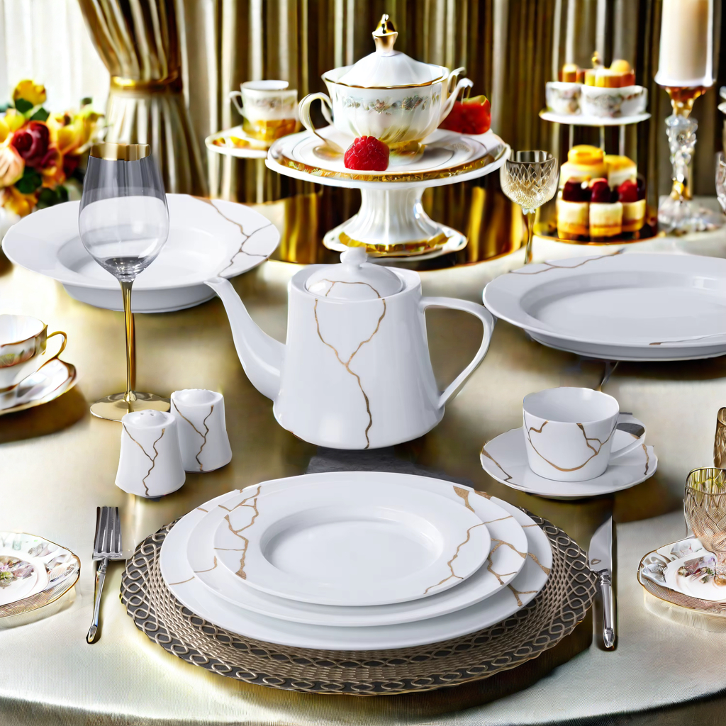 Elegant Nordic Modern Style Ceramic Cup with Saucer in White