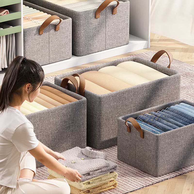 衣類整理用折りたたみ収納ボックス