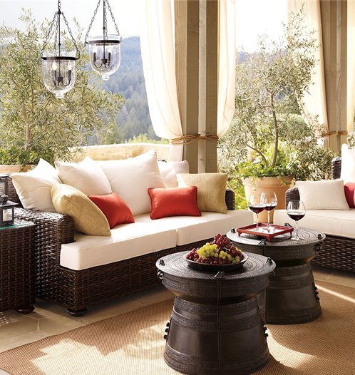 ペアチェア用厚手クッションセット