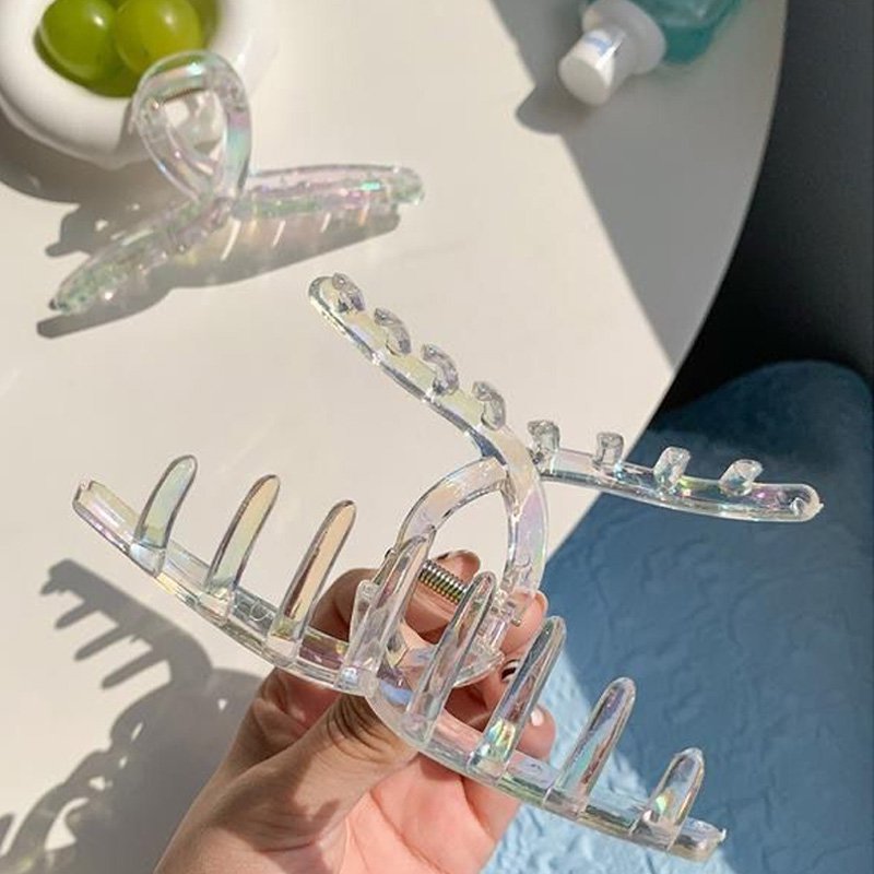 Acrylic hair clip vintage mermaid