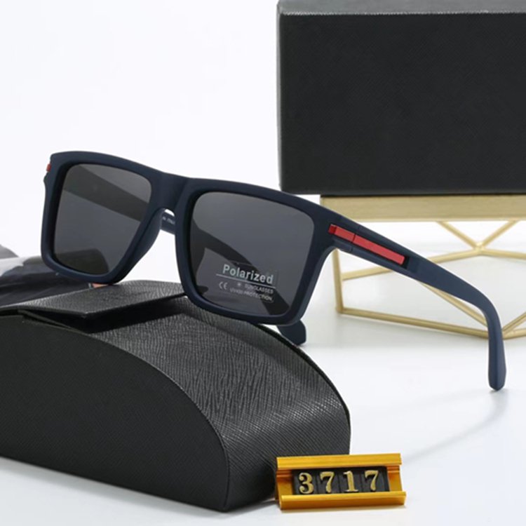 2025 New Sports Eyewear Trendy Vintage Shades Male Sunglasses Mens Luxury Designer Square Brand Pola