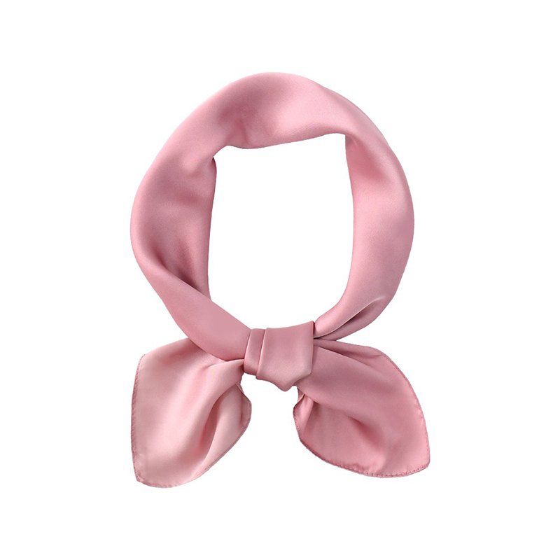 無地サテンレディーススカーフ