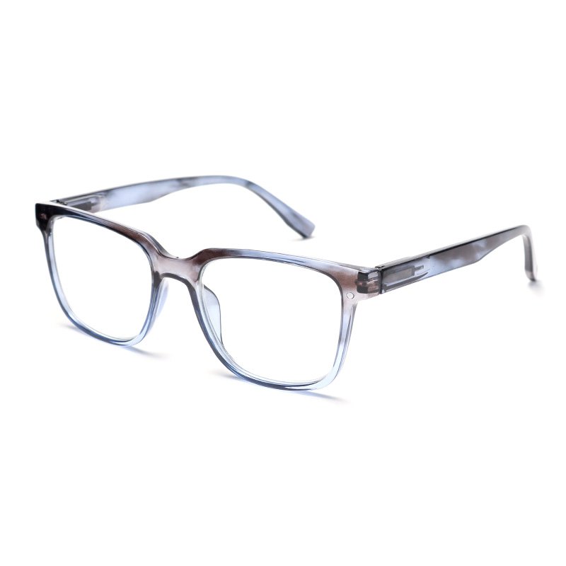 Square-framed reading glasses