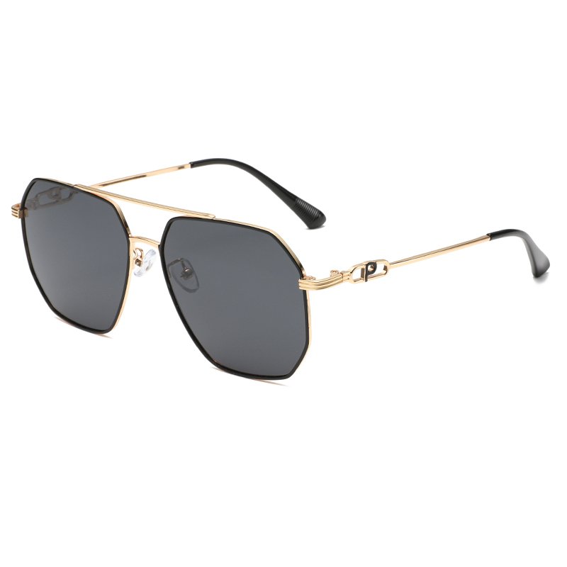 Wholesale Retro Metal Sun Glasses New Unisex Polarized Square Unique Design Shades Fashion Women Big