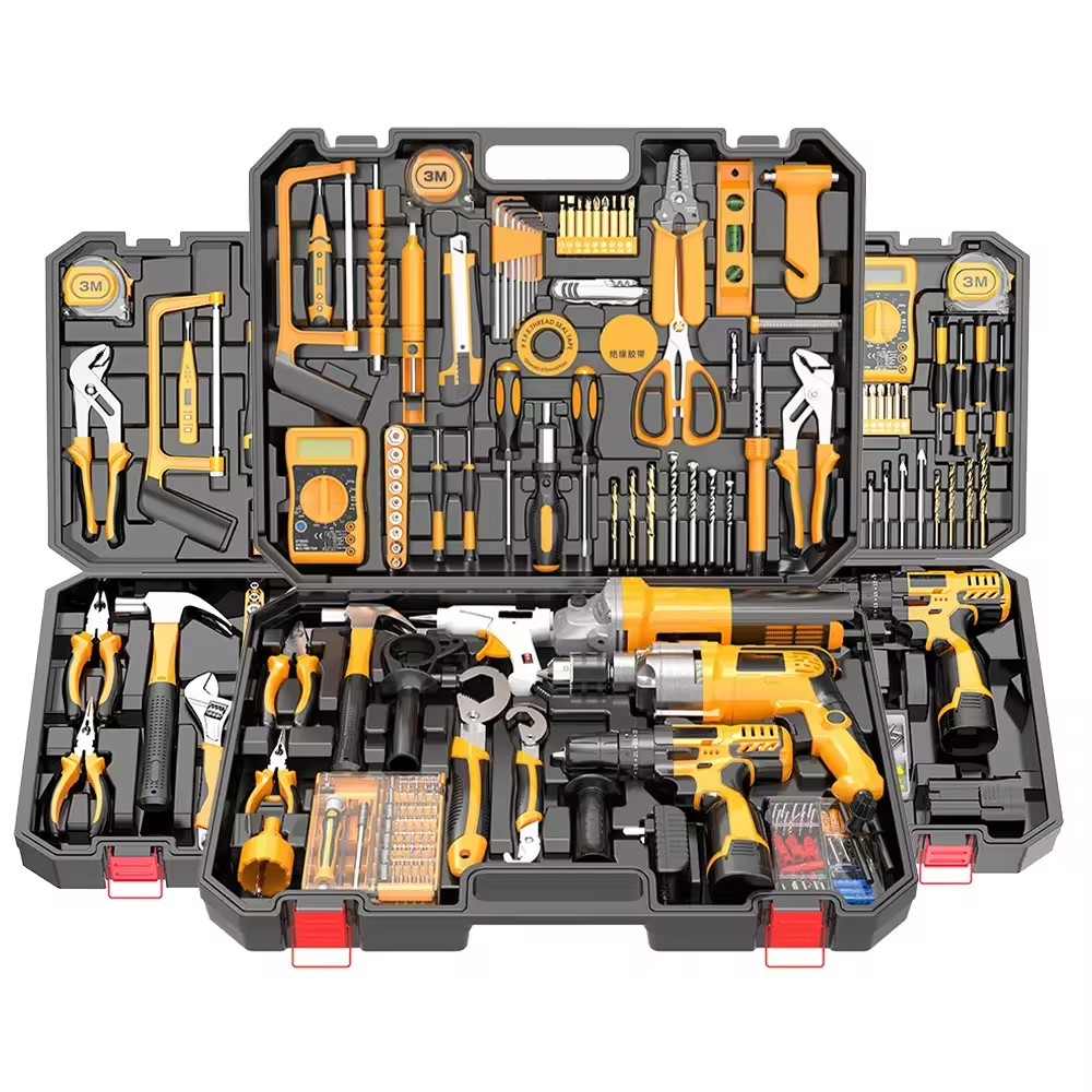 Factory Tool Box Cordless Hardware Electrical Power Kit Herramientas Drill Machine Set Other Hand Wr