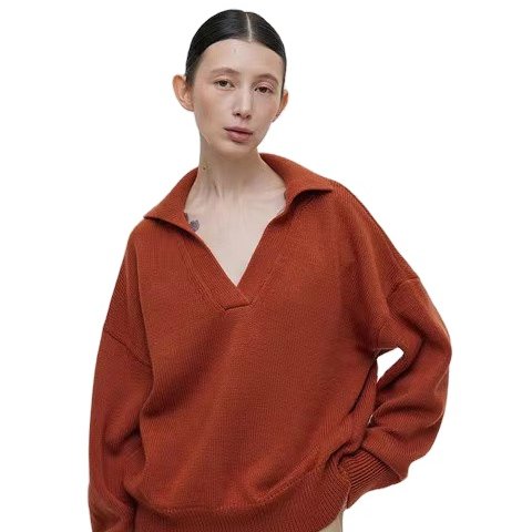 Suéter de punto casual para mujer