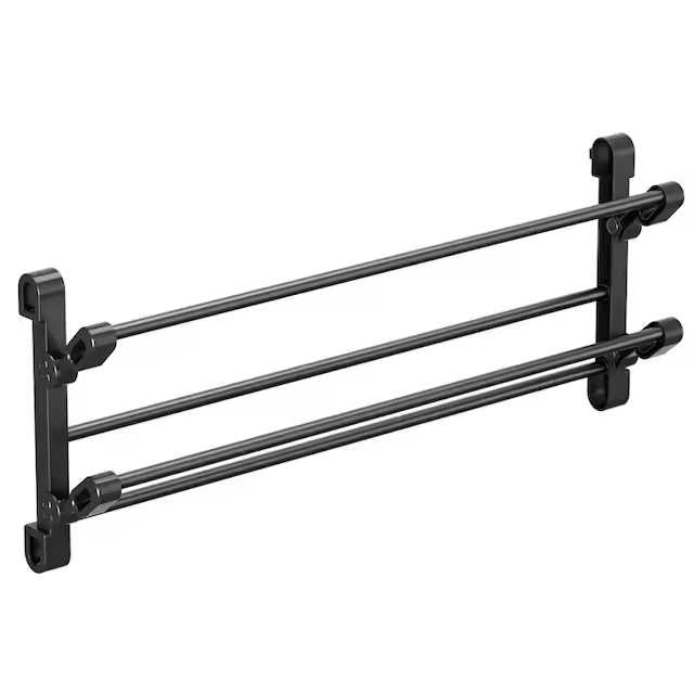 Foldable Wall-Mounted Shoe Rack in a modern living room
