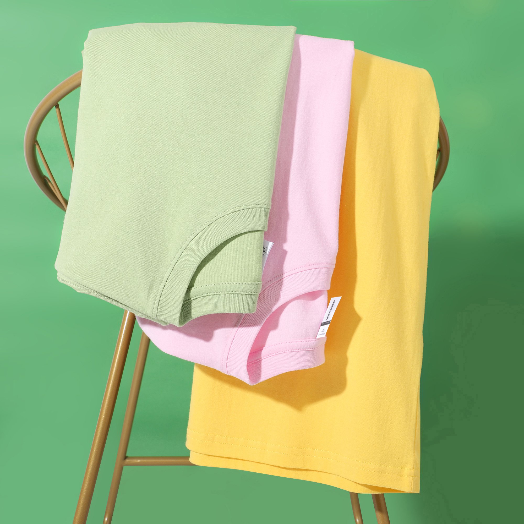 T-shirt uni 100% coton, modèle classique