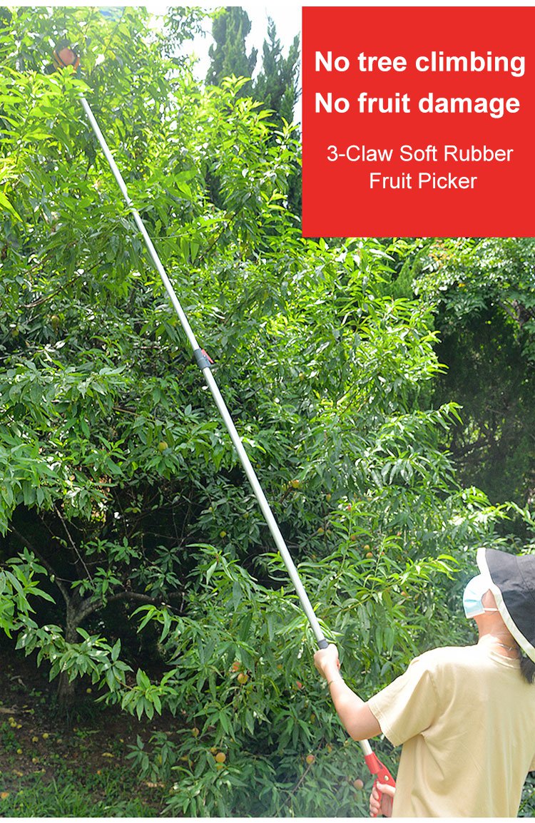 Ergonomic handle design of the fruit picker