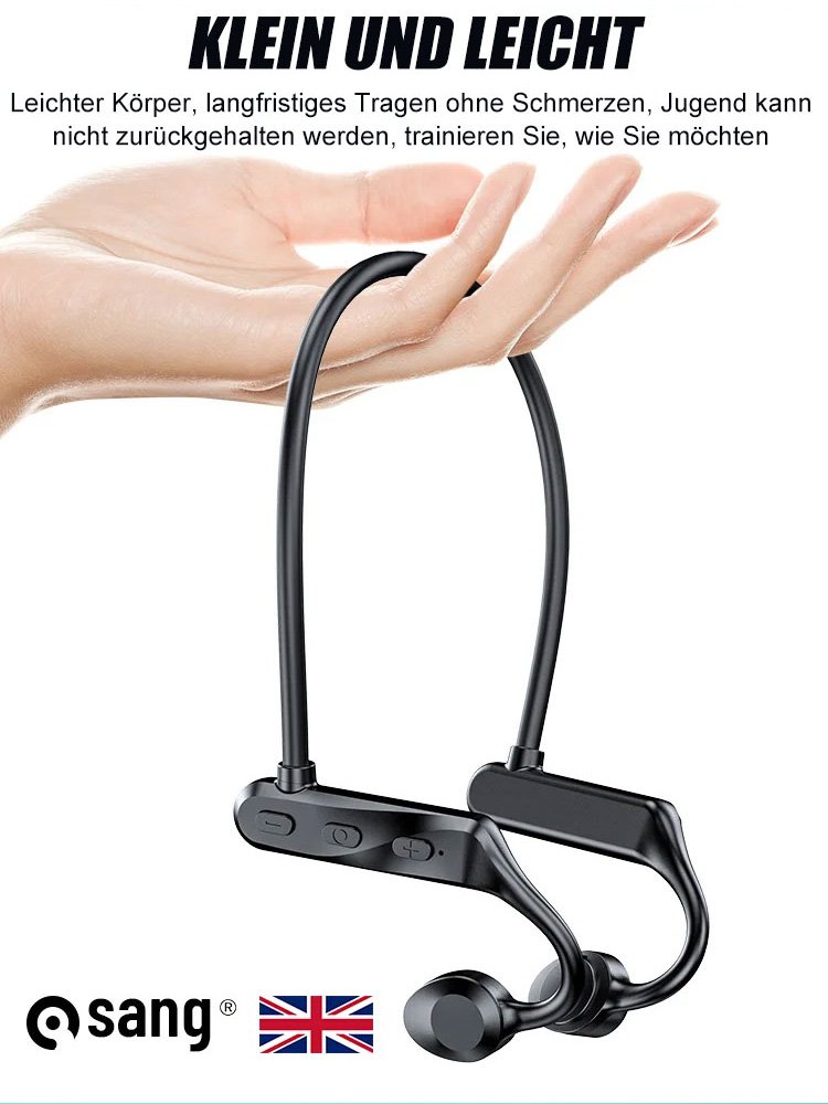 Drahtloses Bluetooth-Headset mit Knochenleitung