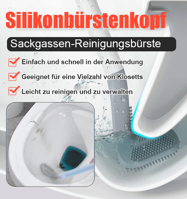 Perie de toaletă siliconică creativă