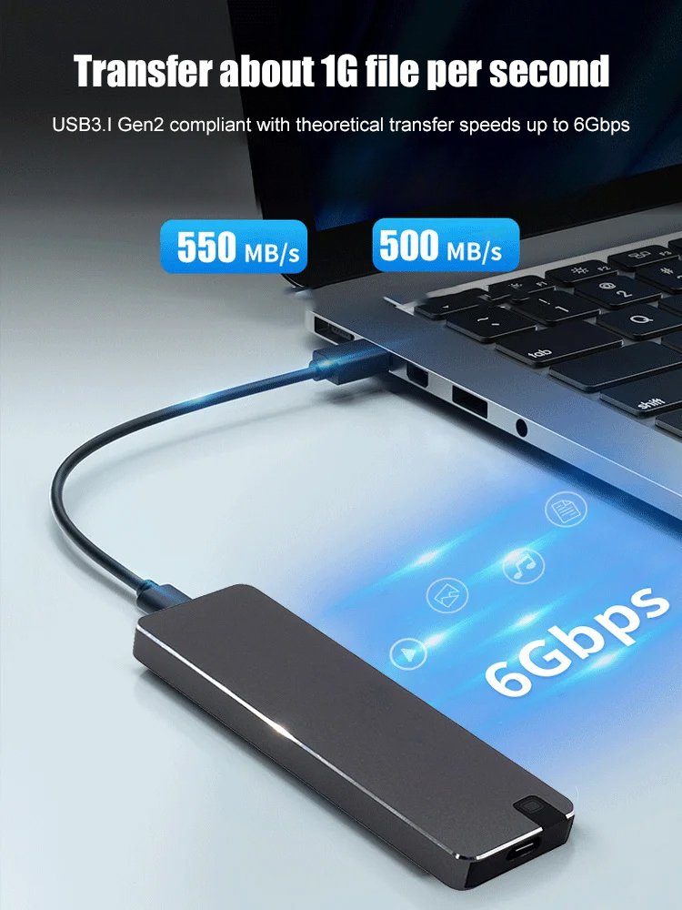 16TB【Ultra Thin Portable Hard Drive】50%OFF