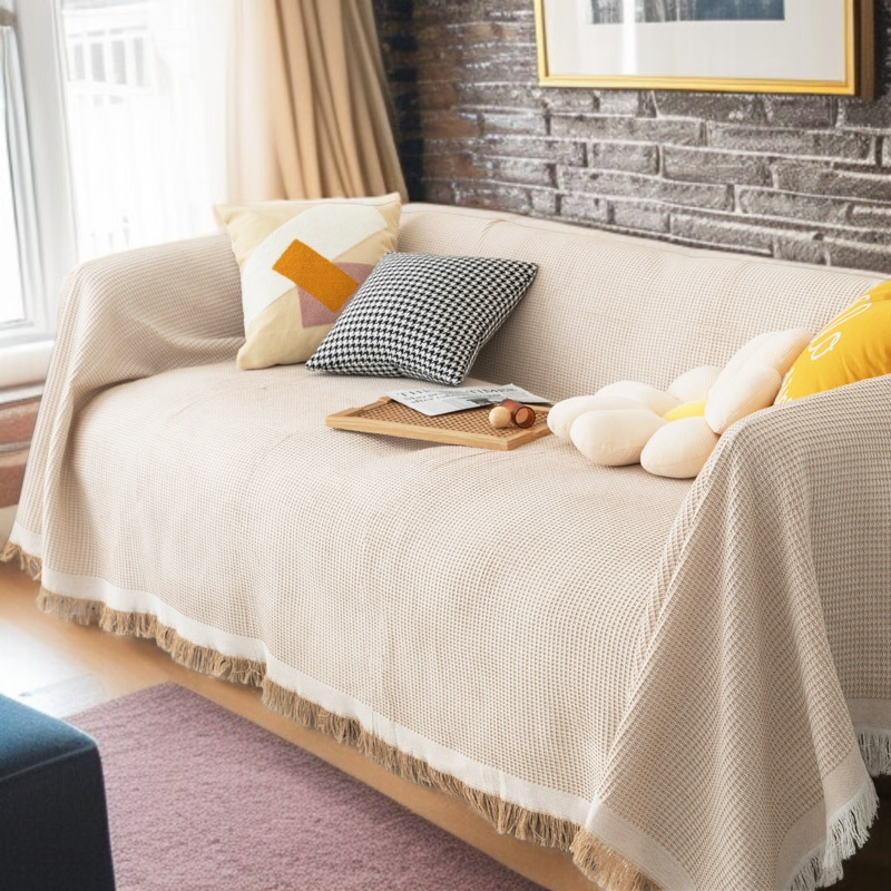 Soft and durable sofa blanket cover for all sofa types