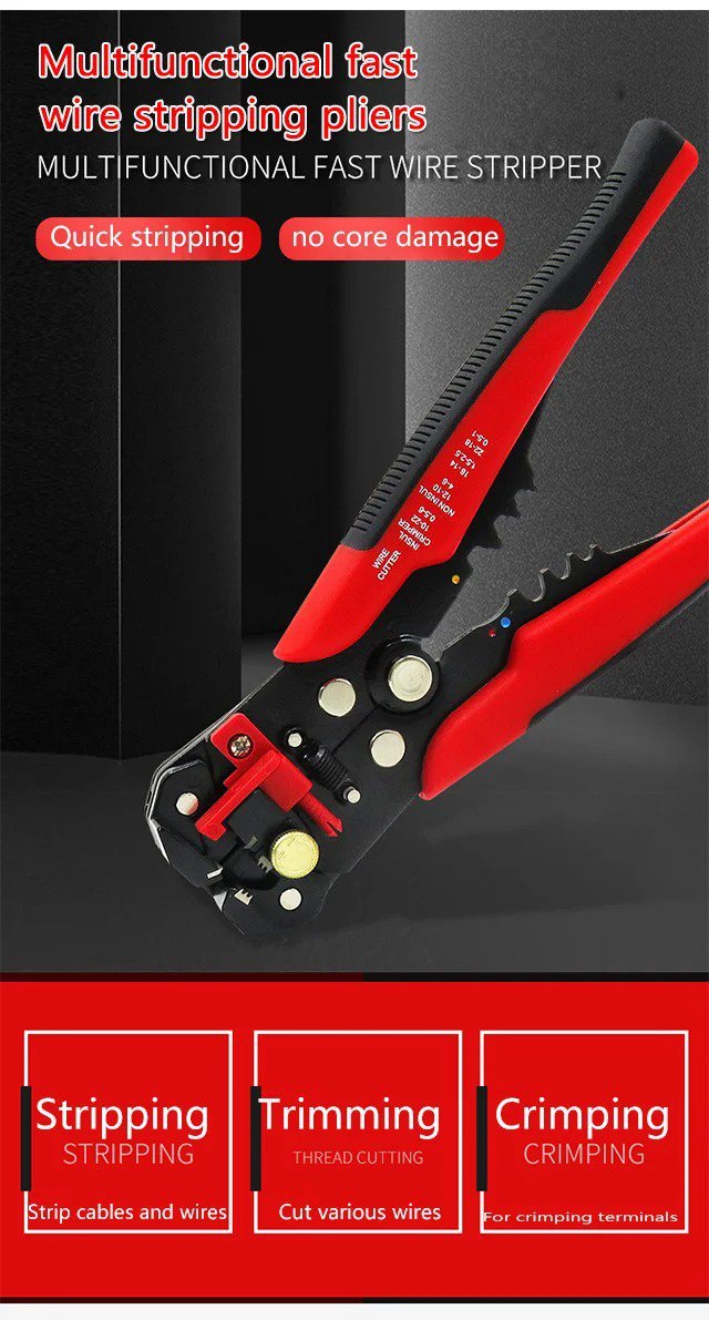 Multifunctional Automatic Wire Stripper for Electrical Work