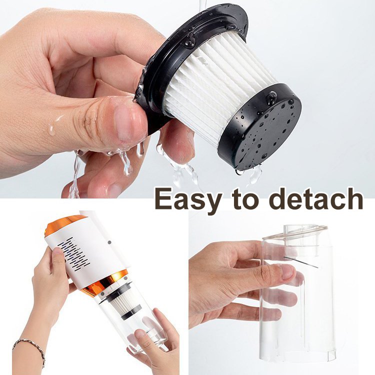 Hand-held all-in-one vacuum cleaner