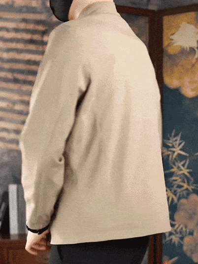 남성 스탠드 칼라 재킷