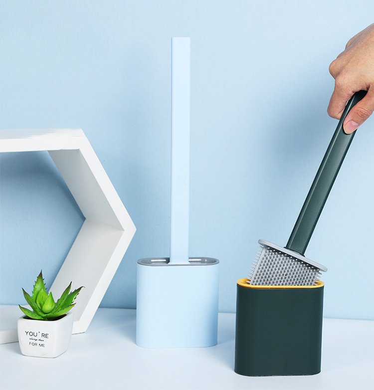 持ちやすいハンドル付きトイレブラシ