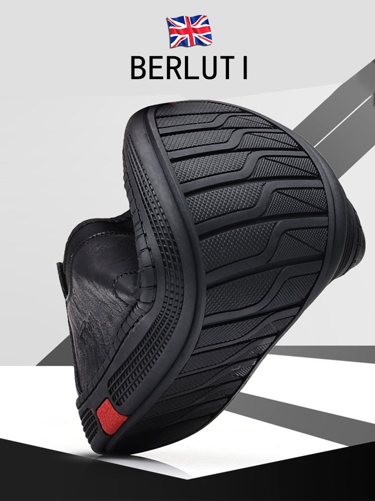 Brytyjskie męskie wsuwane buty w stylu retro