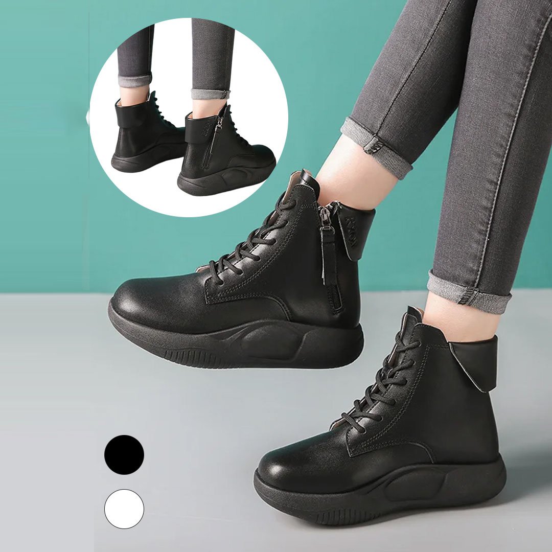 Hochhackige Schuhe mit weicher Sohle