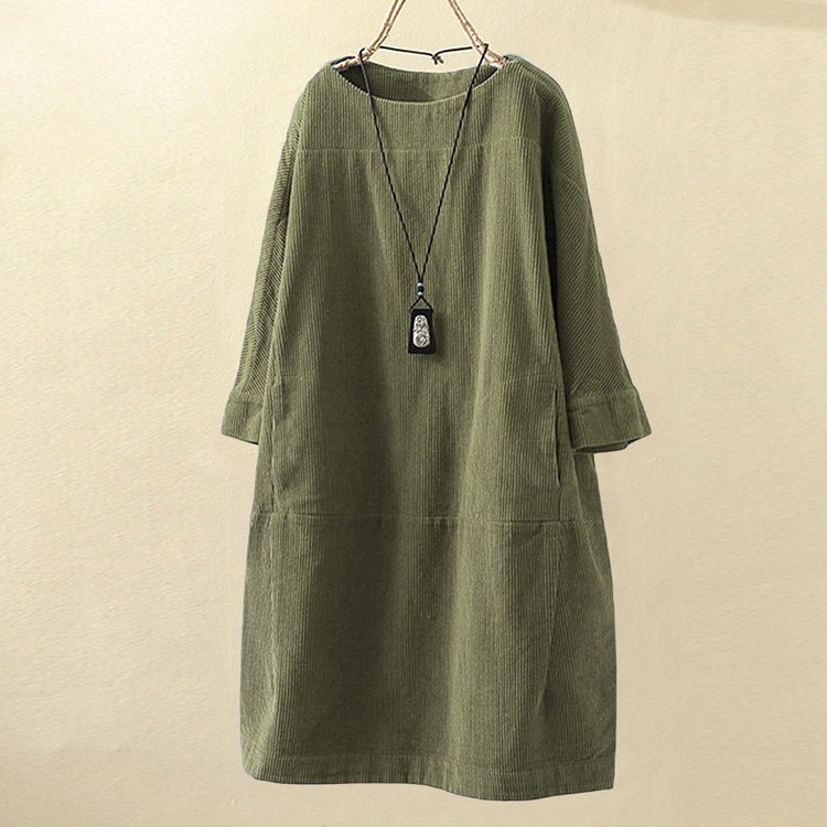 コーデュロイワンピース