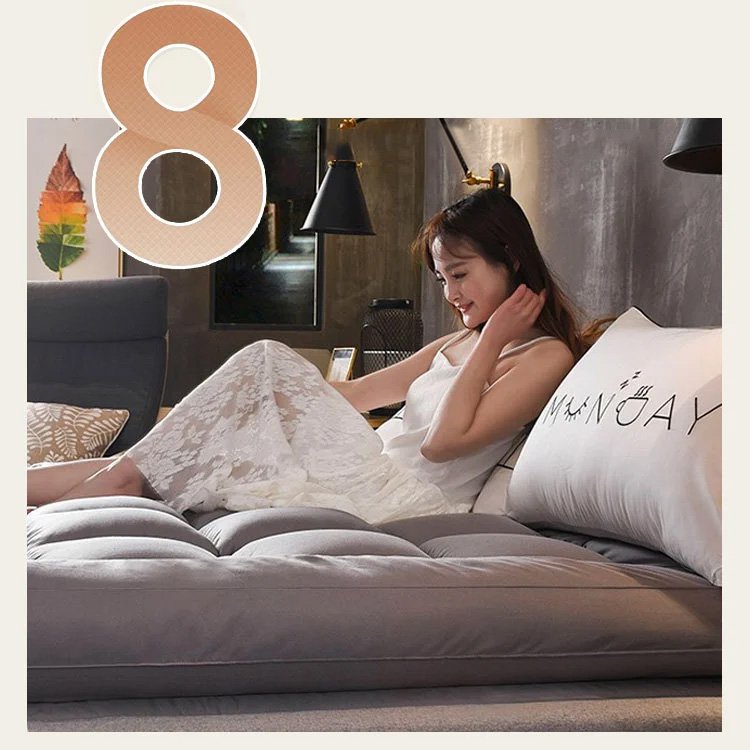 【ファイバーダウンマットレス】厚手、睡眠質を改善、肌触りよい