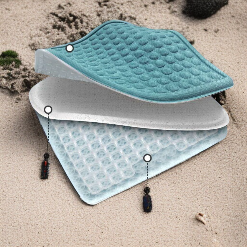 통풍과 쿠션감이 뛰어난 실리콘 방석