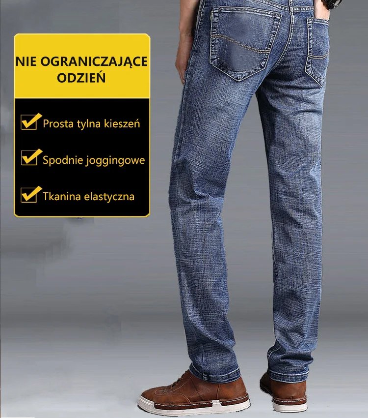 Męskie dżinsy stretch