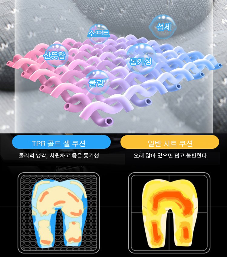 자동차용 쿨링 시트 쿠션