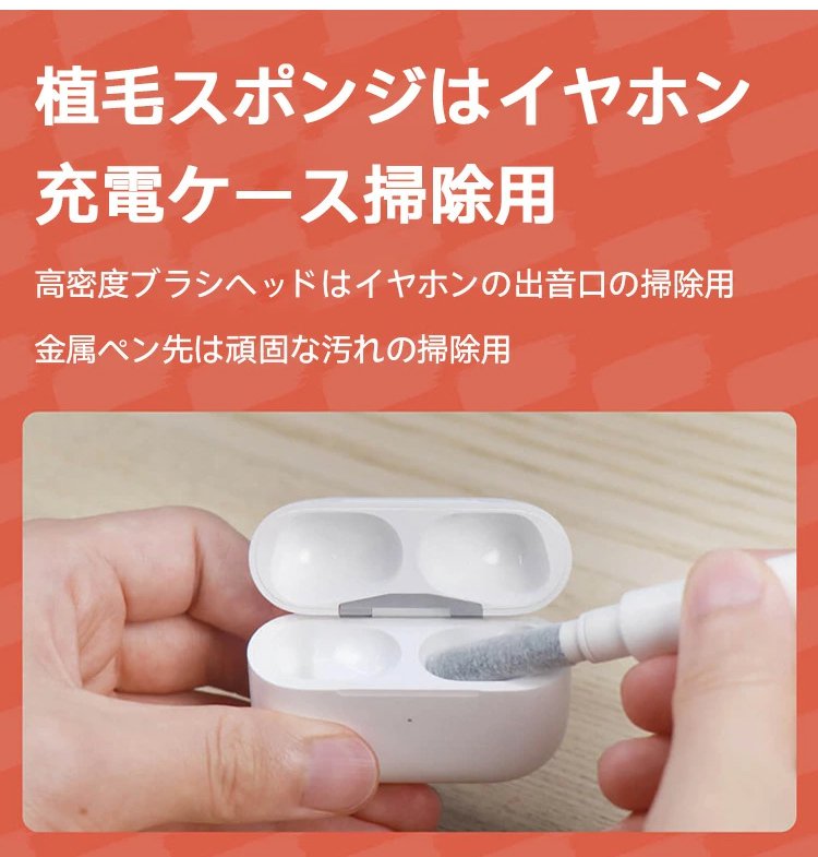 コンパクトな収納ケース付きクリーニングキット