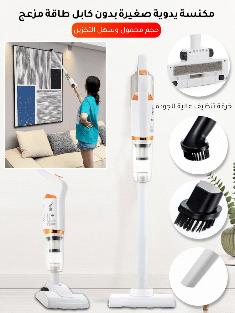 مكنسة كهربائية المانية 3 في 1