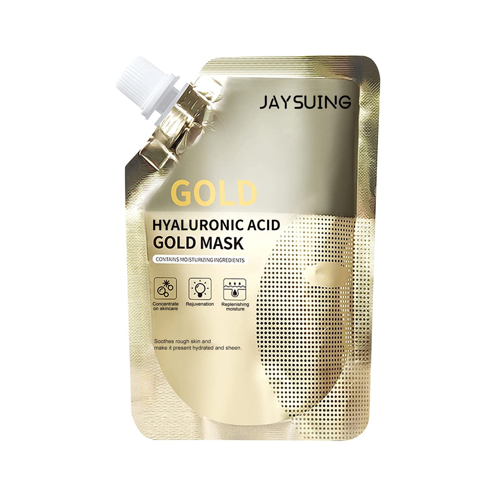 Goldene Feuchtigkeitsmaske