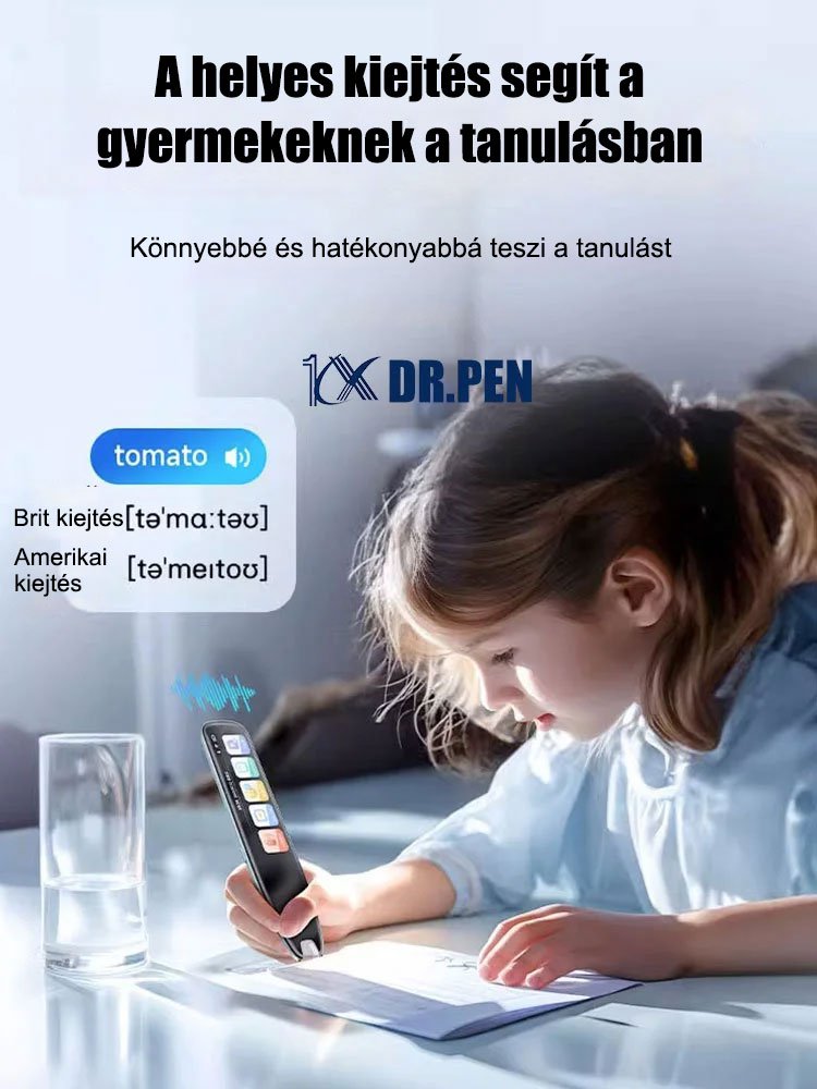 116 nyelvek szkennelési pont olvasó toll