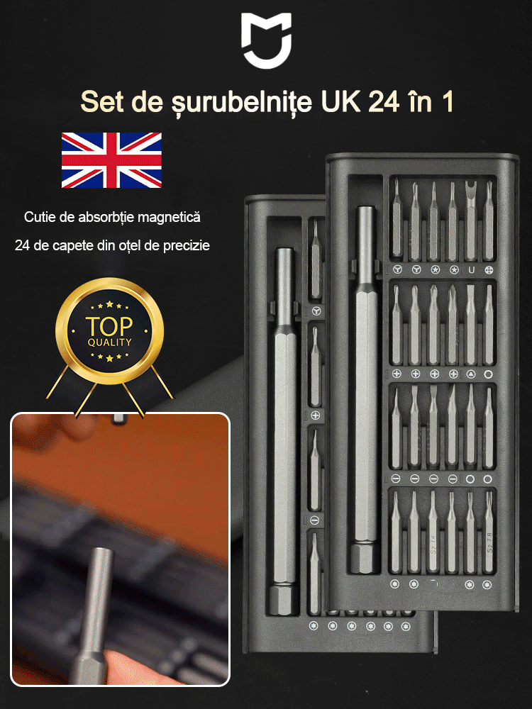 Set chei de șurubelniță 24 în 1
