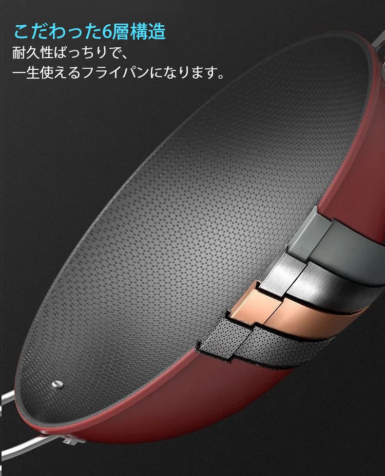 打出しフライパンで調理する様子